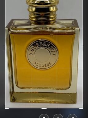 Burberry Goddess Perfume Bottle - Gold and Amber